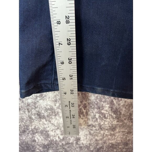 Gap Jeans Womens 25 / 0 r 1969 Blue Skinny Bootcut Low Rise 70s Boho Retro City - Picture 9 of 12
